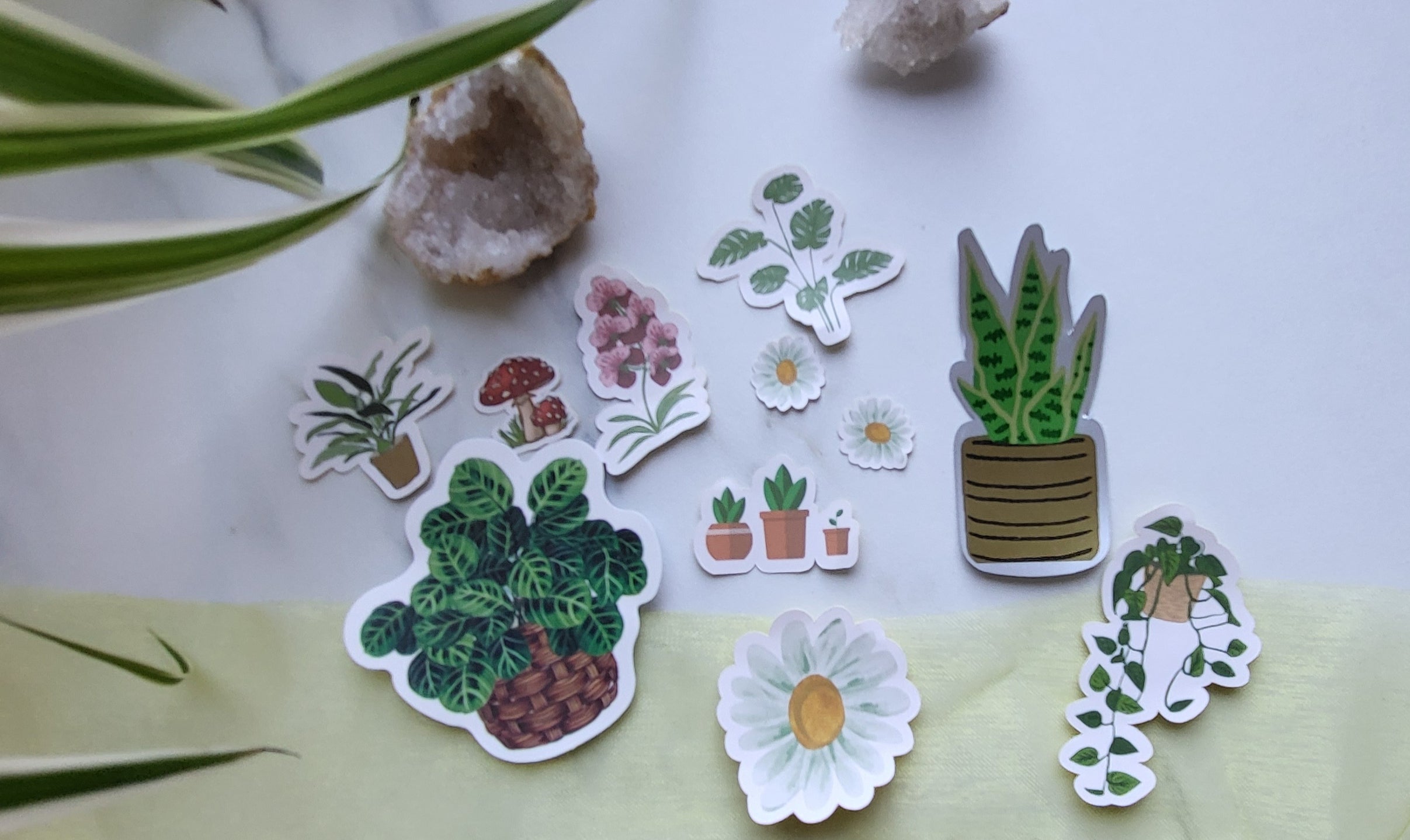 Sticker Beg I beg your garden? Plant stickers – Pretty Organised Desk